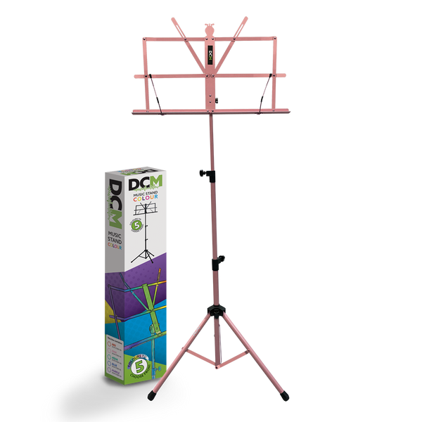 DCM Folding Music Stand with Bag Pink
