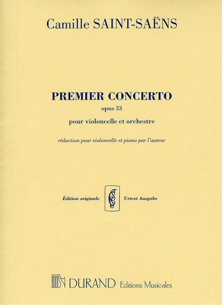 Saint Saens, Concerto in A Minor Op. 33 No. 1 for Cello and Piano (Dur ...