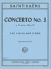 Saint Saens, Concerto in B Minor Op. 61 No. 3 for Violin and Piano (IMC)