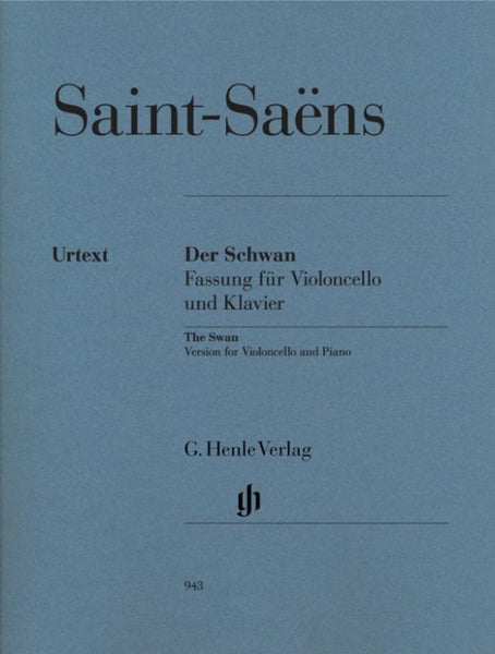 Saint-Saens, The Swan for Cello and Piano (Henle)