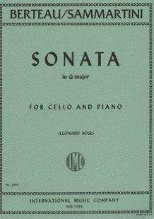 Sammartini/Berteau, Sonata in G for Cello and Piano (IMC)