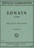 Sammartini/Berteau, Sonata in G for Cello and Piano (IMC)