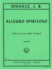 Sanaille, J.B, Allegro Spiritoso for Cello and Piano (IMC)