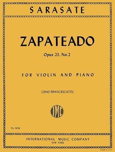 Sarasate, Zapateado Op. 23 No. 2 for Violin and Piano (IMC)