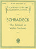 Schradieck, School of Violin Technique Book 1 (Schirmer)