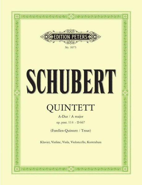 Schubert, Trout Quintet (Peters)