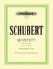 Schubert, Trout Quintet (Peters)