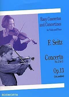 Seitz, Concerto in G Major Op. 13 for Violin and Piano (Bosworth)