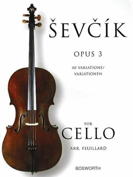 Sevcik, 40 Variations Op. 3 for Cello (Bosworth)