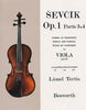 Sevcik, Op. 1 Parts 3 and 4 for Viola (Bosworth)