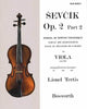 Sevcik, Op. 2 Part 2 for Viola (Bosworth)