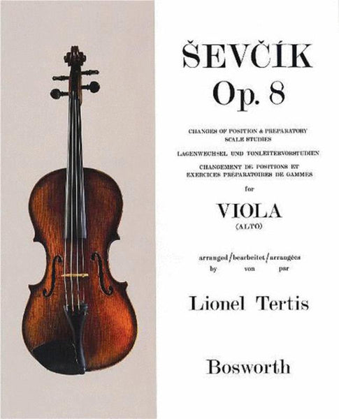 Sevcik, Op. 8 for Viola (Bosworth)