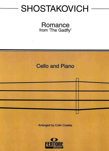 Shostakovich, Romance from the Gadfly for Cello and Piano (Fentone)