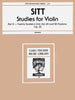 Sitt, 100 Studies Op. 32 Book 2 for Violin (Fischer)