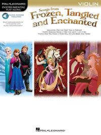 Songs from Frozen, Tangled and Enchanted for Violin with Online Accompaniments