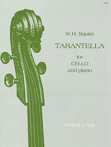 Squire, Tarantella for Cello and Piano (Stainer Bell)