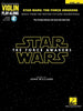 Star Wars The Force Awakens Violin Playalong Volume 61 with Online Accompaniments
