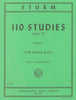Sturm, 110 Studies Op. 20 Vol. 1 for Double Bass (IMC)