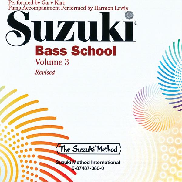 Suzuki Double Bass School Volume 3 Performance CD