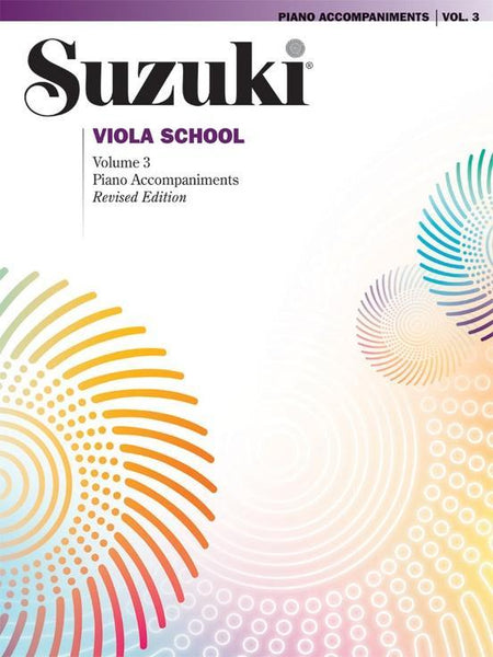 Suzuki Viola School Volume 3 Piano Accompaniment