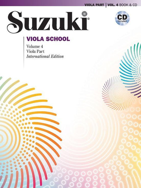 Suzuki Viola School Volume 4 Book and CD