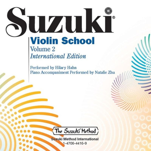 Suzuki Violin School Volume 2 CD Performed Hilary Hahn & Natalie Zhu