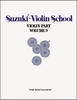 Suzuki Violin School Volume 9 Part Only