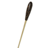 TAKT Baton 13" - Wooden Stick with Small Plain Tigerwood Handle