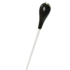 TAKT Baton 15" - White Stick with Ebony Handle and Parisian Eye