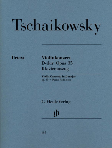 Tchaikovsky, Concerto in D Op. 35 for Violin and Piano (Henle)