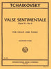 Tchaikovsky, Valse Sentimental Op. 51 No. 6 for Cello and Piano (IMC)