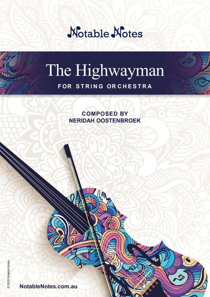 The Highwayman (Neridah Oostenbroek) for String Orchestra