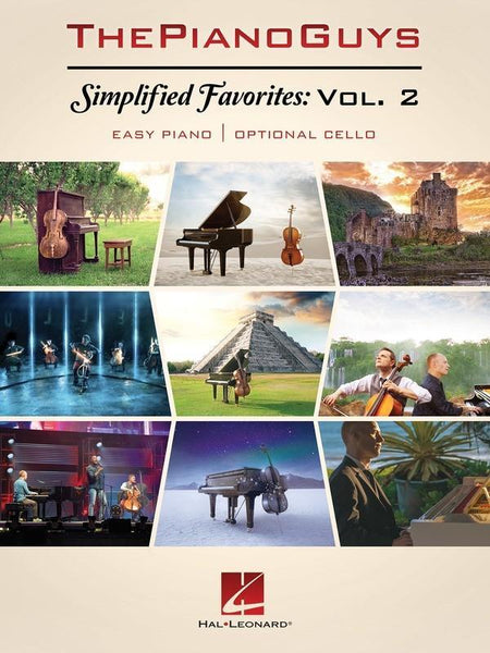 The Piano Guys, Simplified Favourites Volume 2 for Easy Piano and Cello