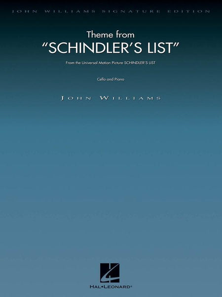 Theme from Schindler's List for Cello and Piano