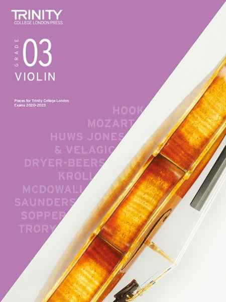 Trinity College London Violin 2020-23 Grade 3 Score & Part