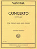 Vanhal, Concerto in D Major for Double Bass ed. Martin (IMC)