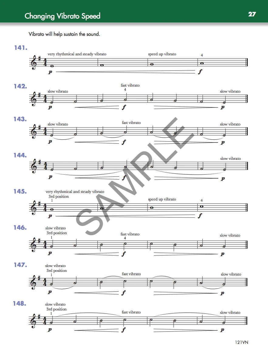 Vibrato Basics Violin – Simply for Strings