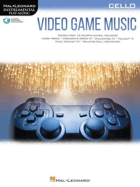 Video Game Music for Cello with Online Accompaniments