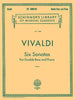 Vivaldi, Six Sonatas for Double Bass and Piano (Schirmer)