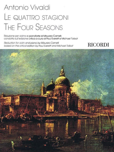 Vivaldi, The Four Seasons for Violin and Piano (Ricordi)