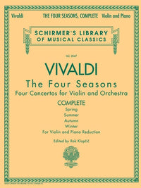 Vivaldi, The Four Seasons for Violin and Piano (Schirmer)