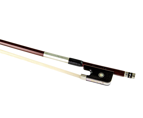 W.E. Dorfler Pernambucco Cello Bow #1A with Octagonal Stick, Parisienne Eye and Silver Mounted 4/4