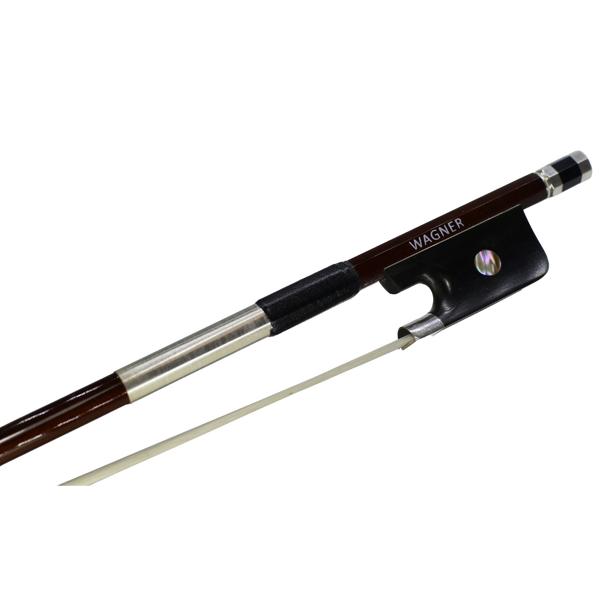 Wagner A Quality Pernambuco Viola Bow Silver Mounted with Round Stick