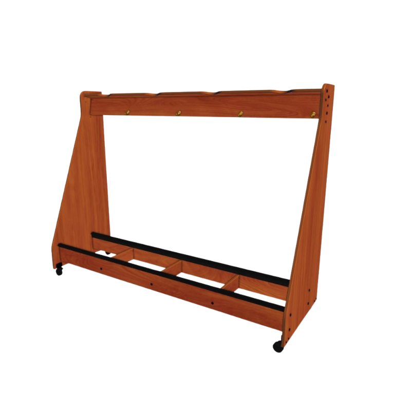 Wenger Double Bass Rack Maple Finish (4 Unit) – Simply for Strings