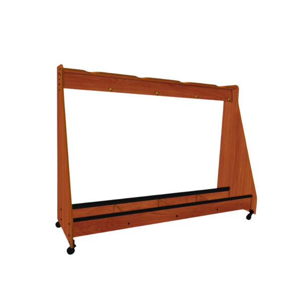 Wenger Double Bass Rack Maple Finish (4 Unit) – Simply for Strings