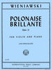 Wieniawski, Polonaise Brilliant Op. 21 for Violin and Piano (IMC)