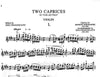 Wieniawski, Two Etudes and Caprices Op. 18 Numbers 4 and 5 for Violin and Piano (IMC)