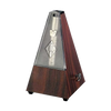 Wittner Metronome Plastic Walnut with Bell (Clear Front)