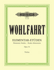 Wohlfahrt, 40 Studies Op. 54 for Violin (Peters)
